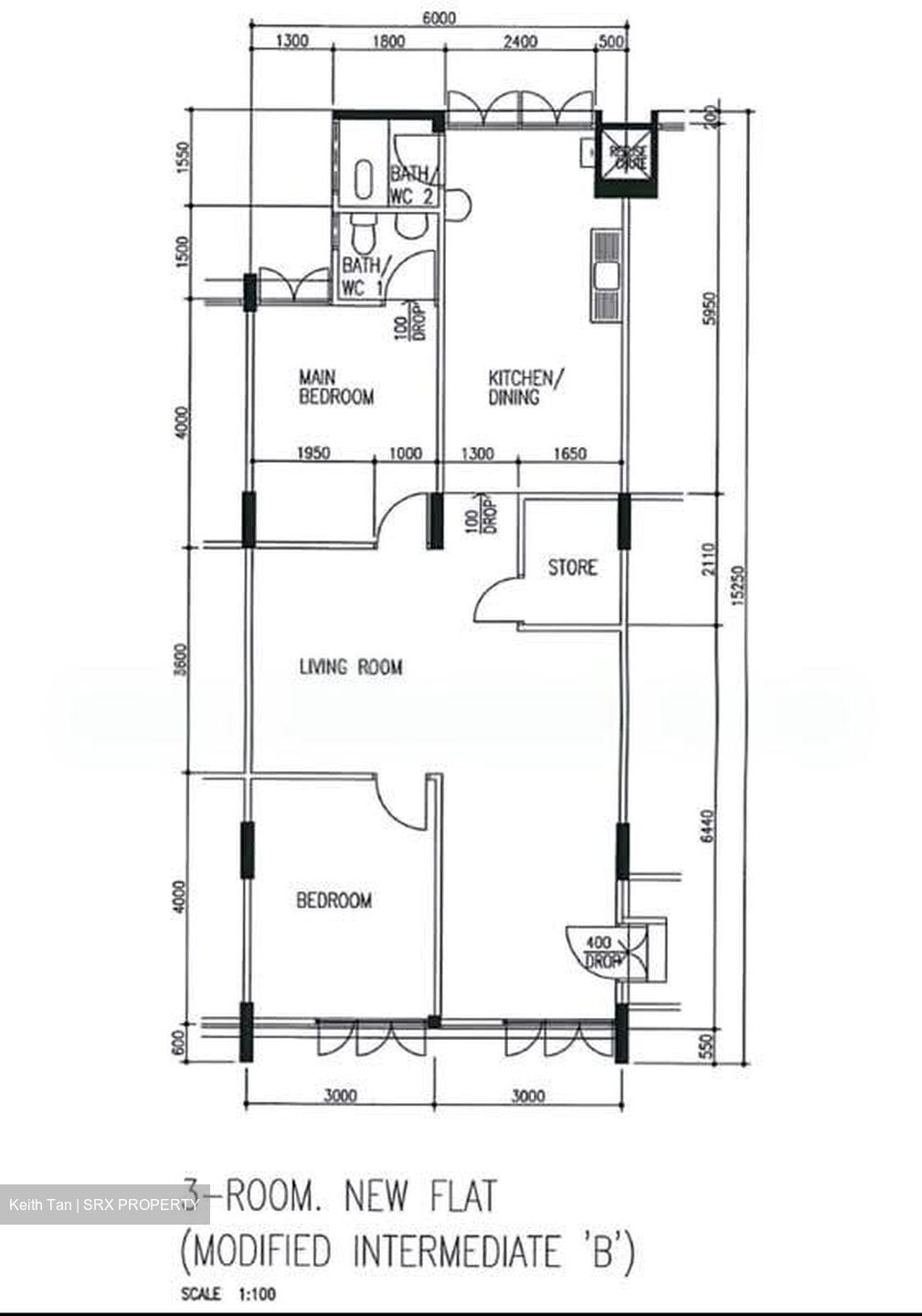 Blk 526 Bedok North Street 3 (Bedok), HDB 3 Rooms #591053101